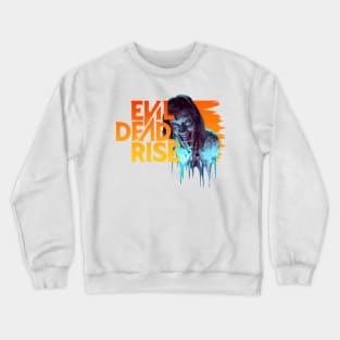 Evil Dead Rise Movie 2023 graphic design by ironpalette Crewneck Sweatshirt